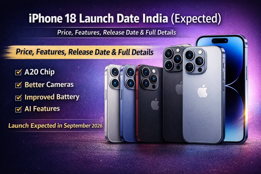 iPhone 18 Launch Date, Price, Features & Specifications